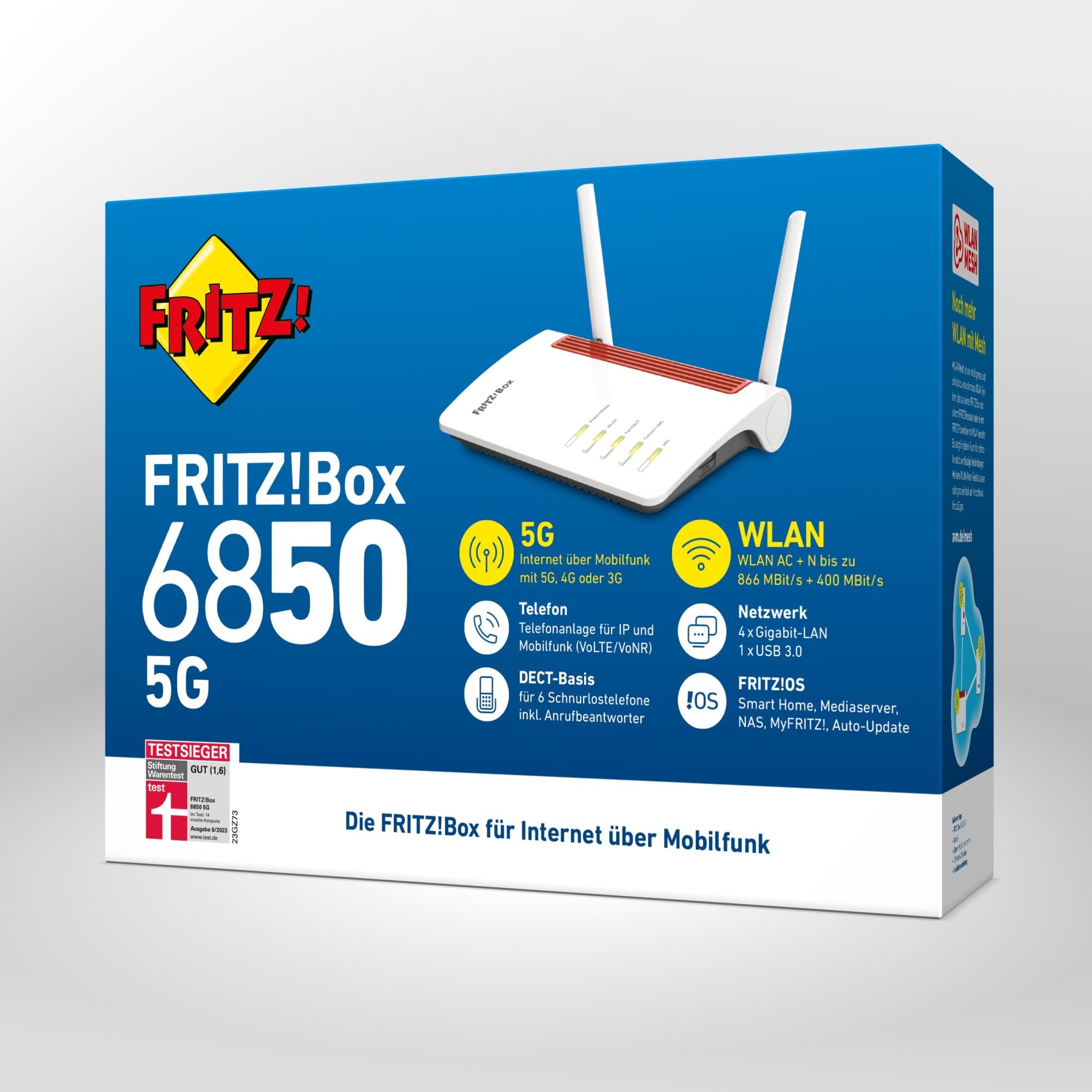 FRITZ!Box 6850 5G - FRITZ! - Alles für das Heimnetz