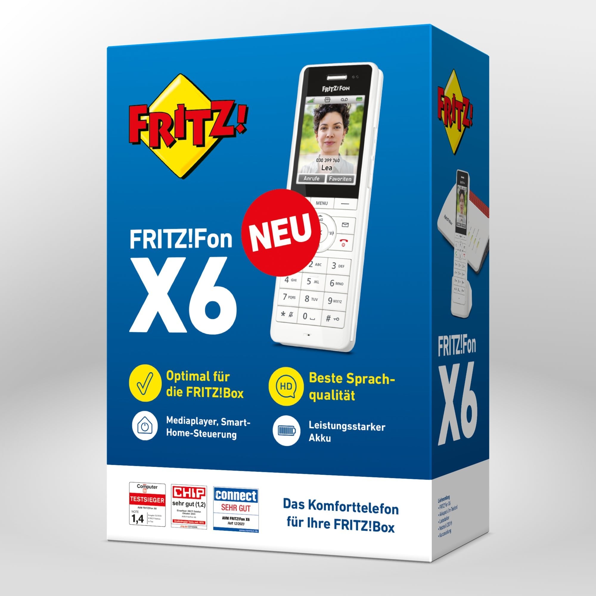 FRITZ!Fon X6 - FRITZ! - Alles für das Heimnetz
